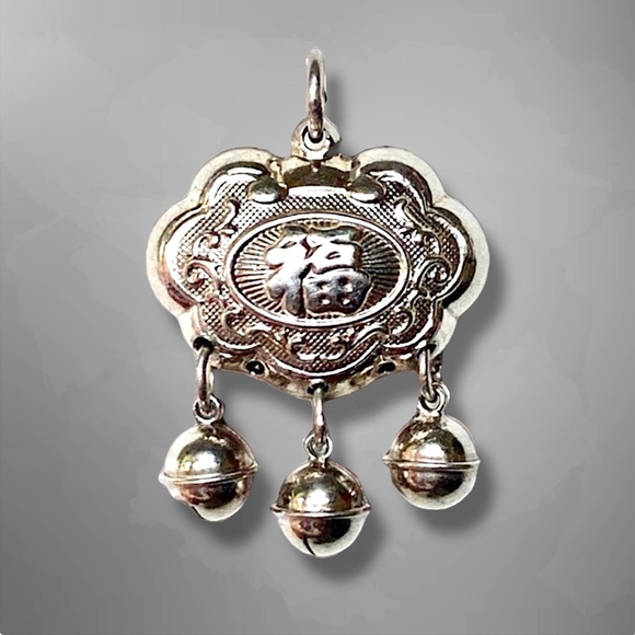 950 sterling silver pendant - Picture 1 of 7
